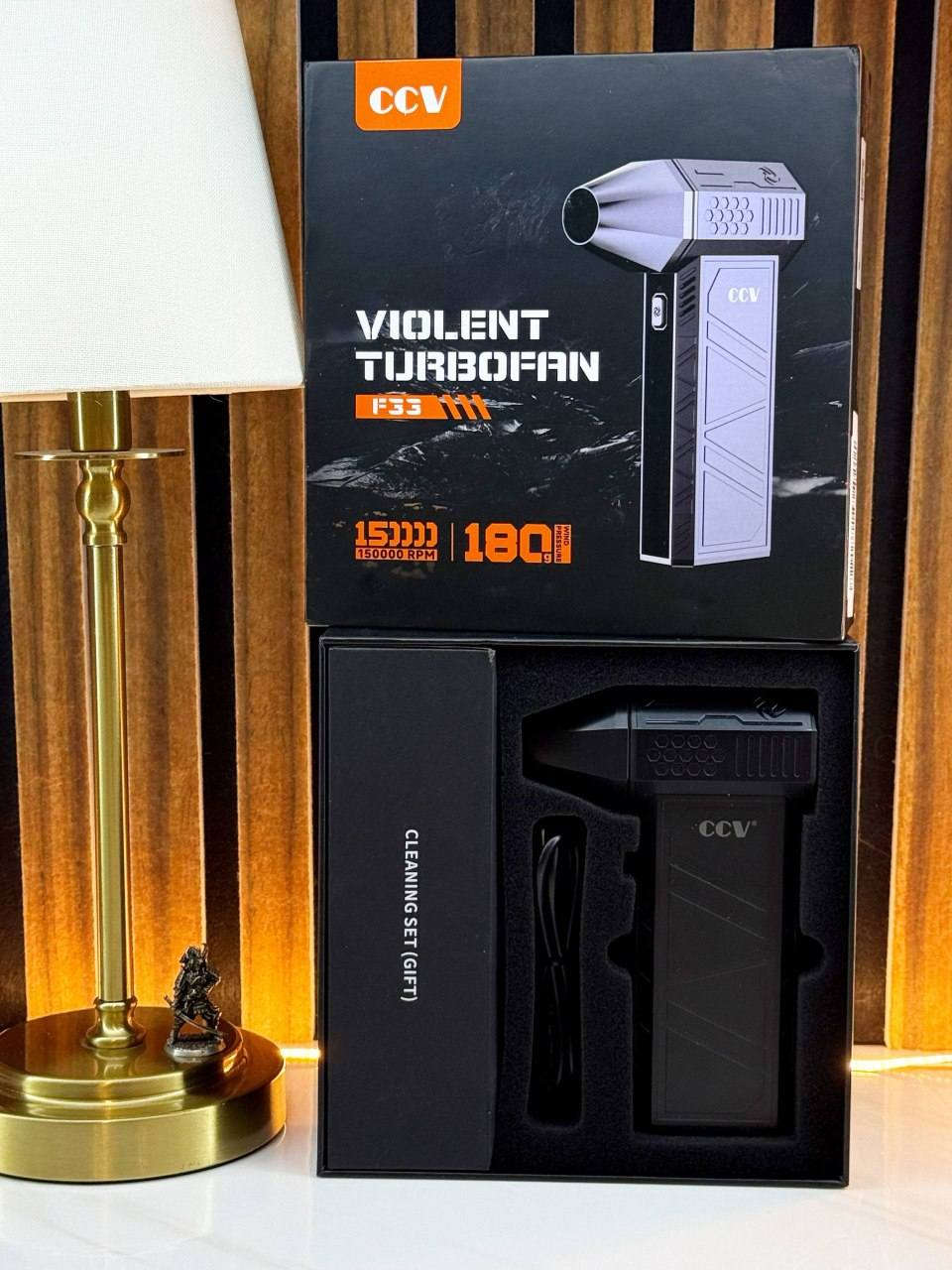 منفاخ هواء تربو عنيف CCV Violent Turbofan F33. 

يصل إلى سرعة 150,000 دورة في الدقيقة (RPM).
يوفر تدفق هواء قويًا للتجفيف الفعال وإزالة الغبار. 
يتميز بتصميم محمول ومضغوط. 
يأتي مع مجموعة تنظيف

55 الف


**إذا كنت صاحب هذا الإعلان وتريد حذفه لأي سبب، رجاءا أرسل رسالة إلى الدعم الفني**