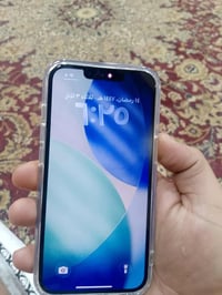 ايفون ١٣ عادي ذاكره ١٢٨ بطاريه ٩٥ جهاز مكفول زلغ مابي فقط مبدل يطاريه ...