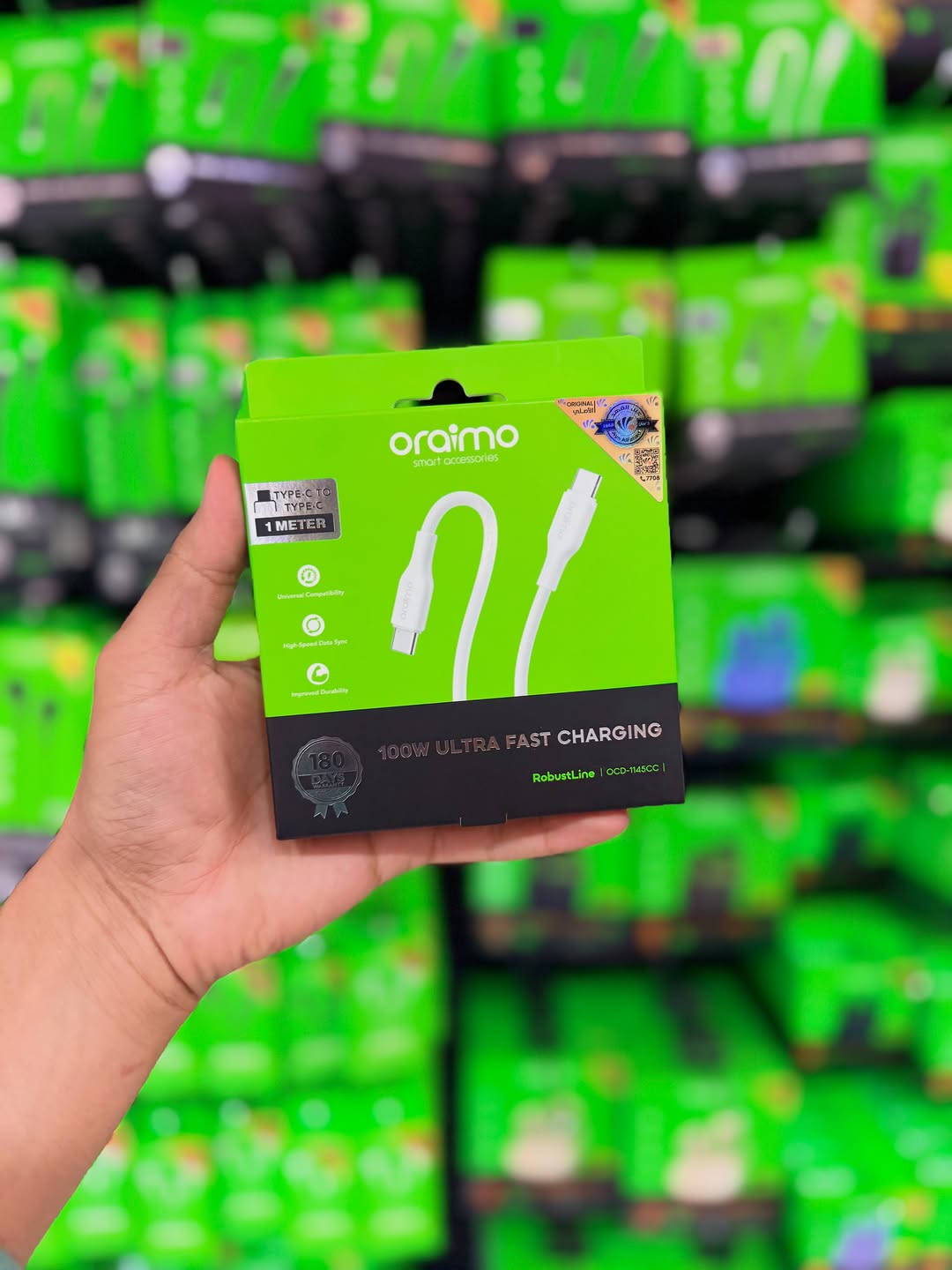 منتجات oraimo من عين الفهد 🐆✅
جمله فقط ⚠️🛒


**إذا كنت صاحب هذا الإعلان وتريد حذفه لأي سبب، رجاءا أرسل رسالة إلى الدعم الفني**