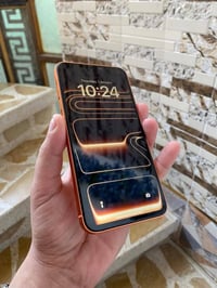 ايفون xs max .محدث لون 17 برو ماكس لون برتقالي جهاز جديد بمعنى الكمله ...