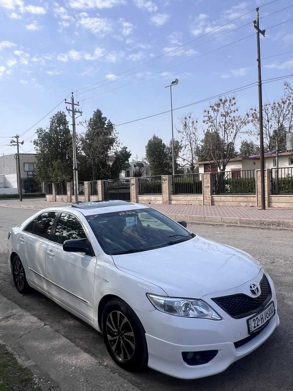 كامري موديل 2008خليجي فول سياره بيها 4قطع صبغ وبيها داخل حوض صبغ الضلعه مال جاملغ سياره جاهزه مابيها مصرف سنويه هزه فحص كل جديد مكان اربيل سعر 105مجال مراوس يرهم حسب القناعه 
***********
