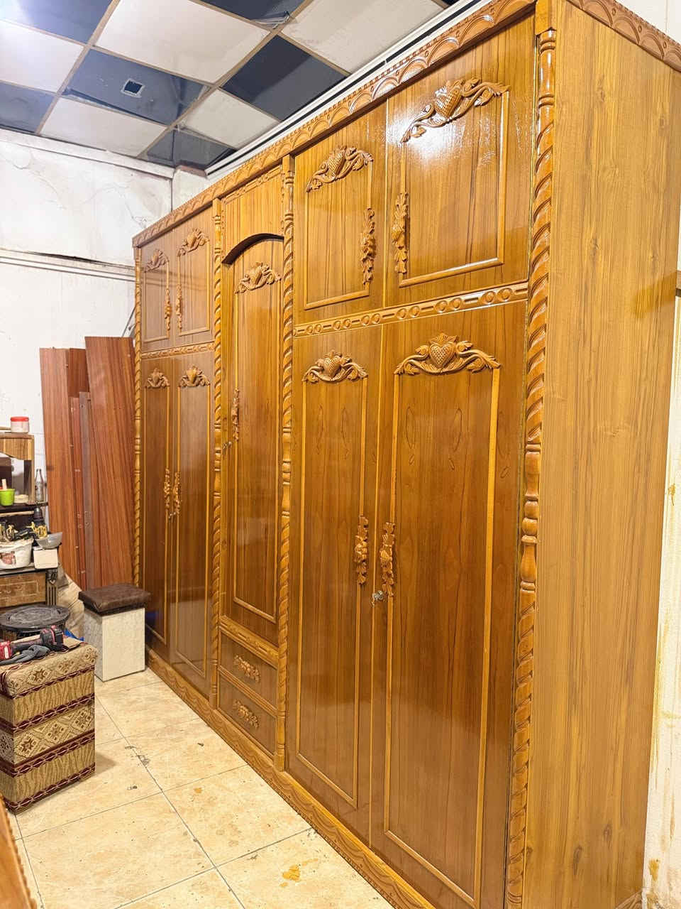 _للبيع💪
السلام عليكم🫡
عرض خاص ومغري   🔒
توفر لدينا من جديد غرفه صاج 5ابواب ملحق داخل خارج صاج شغل درجه اولى🌿 5ملم  داخل 4ملم توصي نقش زان فصال حديث شرط نظافه  والشغل 💯💯 والصور تحكم🌹
للاستفسار وتساب *********** مباشر🆕 ***********🆕
ومستعدون لشراء الغرف النوم المستعمله و الكناتير ✅
