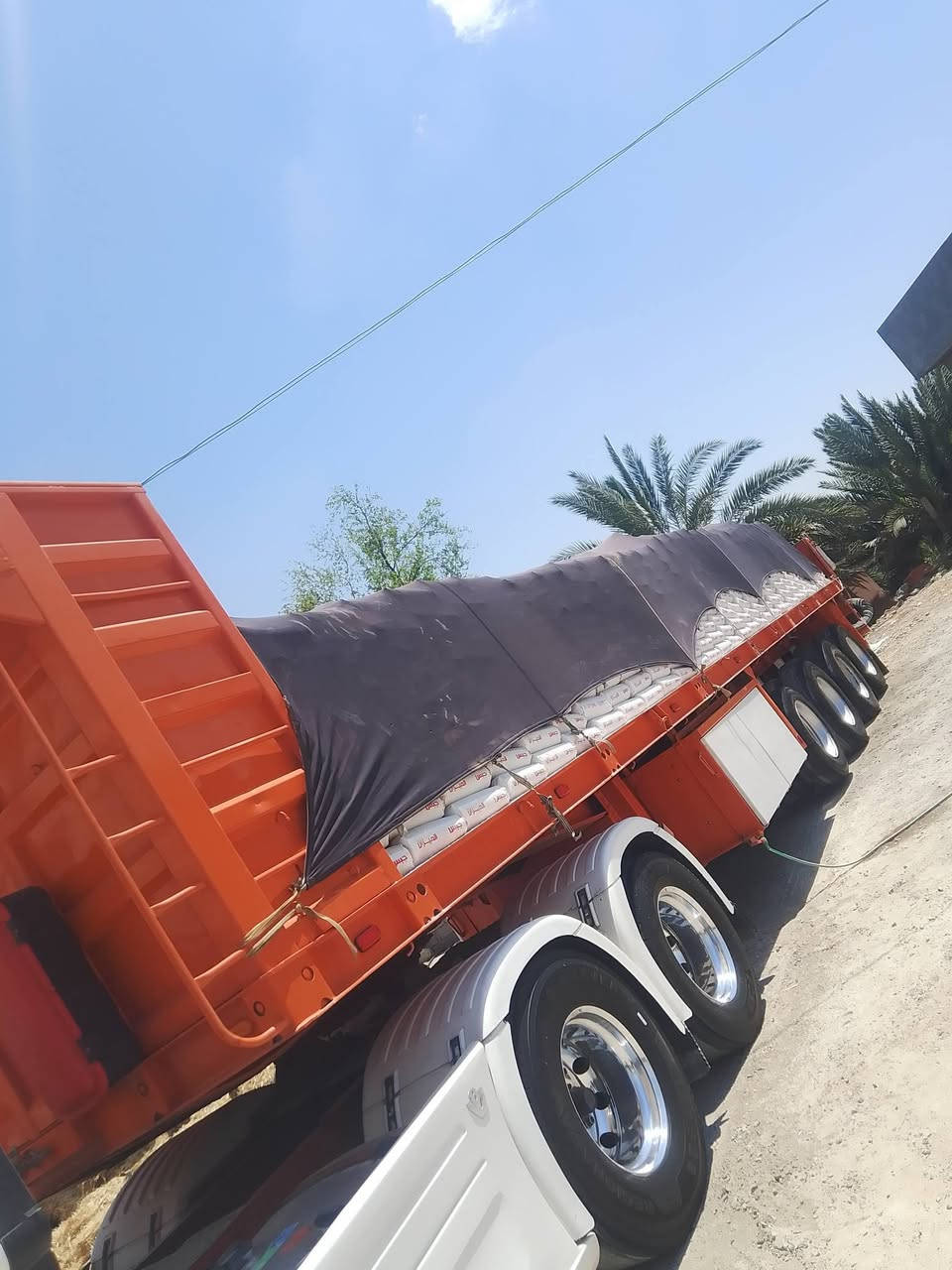 السلام عليكم عربانه  حدادي طول 13.60 دناكير 14 صيني.     تخم تاير فصخ وربط         مكان بغداد تفاصيل وسعر. ***********.

