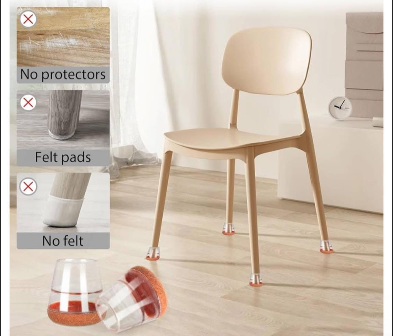 وداعاً لصوت تحريك الكراسي 
وفرنالكم قواعد سيلكونية تتركب بـ أرجل الكرسي 
وتكدرون تحركونه بدون صوت وايضاً ما يخرب الارضية 
السيت يحتوي على قطع 
للحجز ارسال رسالة ❤️


**إذا كنت صاحب هذا الإعلان وتريد حذفه لأي سبب، رجاءا أرسل رسالة إلى الدعم الفني**