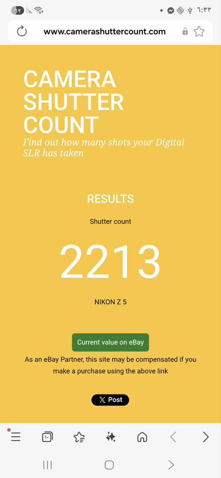 نيكون Z5 استخدام قليل 95‎%‎ شتر 2k
بدي وعدسة 24-70 كارتون ملحقات اصليه 
السعر مليون و 450 الف 
مكاني بابل
***********
