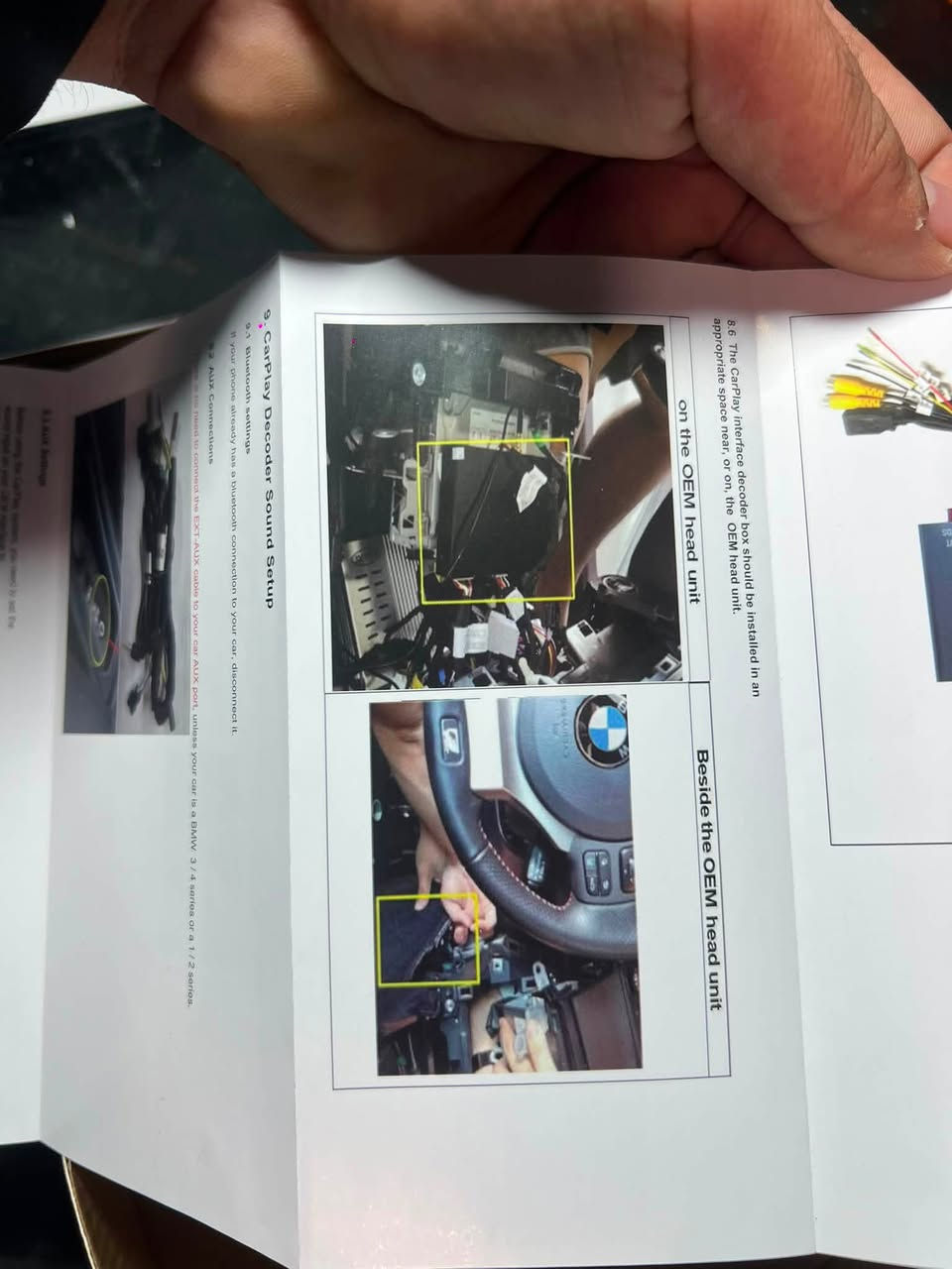 فرصة لأصحاب الـ BMW (فئات E60, E90, F10, F30) نظام CIC
للبيع جهاز CarPlay Decoder Box جديد بالكرتونة ملوخ. الجهاز يضيفلك نظام أبل كاربلاي وأندرويد أوتو وايرلس (Wireless) على شاشة سەیارتك الأصلية بدون ما تبدلها وبدون أي قطع وايرات.

يتحكم من ماوس الشركة ودكم السكان.


**إذا كنت صاحب هذا الإعلان وتريد حذفه لأي سبب، رجاءا أرسل رسالة إلى الدعم الفني**