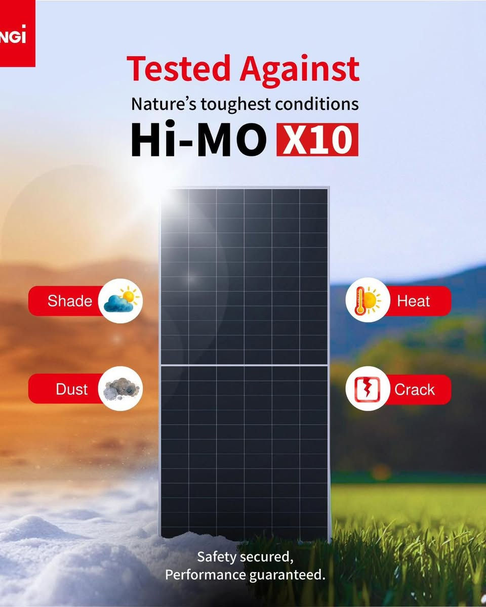 ️ الواح لونجي Hi-MO X10 – قوة وأداء بمستوى جديد

✅ كفاءة عالية جدًا في توليد الطاقة
✅ أداء ممتاز في درجات الحرارة العالية
✅ تقنية خلايا متطورة لزيادة الإنتاج وتقليل الفاقد
✅ ضمان شركة عالمي طويل الأمد

سواء كان موقع منزل أو موقع عمل
 يمنحك إنتاج أعلى واستقرار أطول على المدى البعيد ..

العالمية للطاقة الشمسية
الشركة الرائدة و المتخصصة في منتجات و انظمة الطاقة 
و المطور الاول بمجال الطاقة الشمسية في العراق

للتنصيب و الاستفسار عن الاسعار وتفاصيل المنظومات
تواصلو معنا عبر ارقامنا : 

***********

***********

***********

عنوان الشركة : بغداد - شارع فلسطين - قرب مول النخيل

#العالمية_للطاقة_الشمسية #كهرباء_العراق
