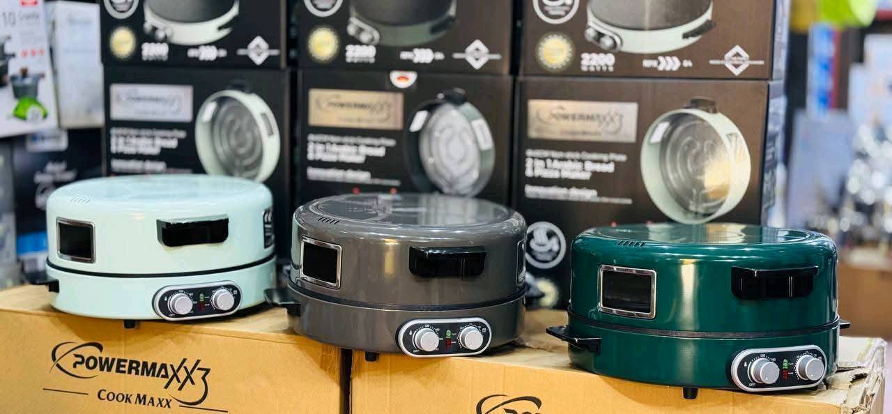 توفر من جديد تنور كهربائي ( خبازة ) لصنع ( الخبز العربي + بيتزا + اللحم بعجين ) خلال ٥ دقايق 🔥
                   
من ماركة 🇩🇪🇩🇪🇩🇪POWERMAXX3🇩🇪🇩🇪🇩🇪 الالمانية 

1️⃣ قياس 40 سم حقيقي 💯 الحجم الكبير 
2️⃣ تأتي بقوة 2200 واط 🔌
3️⃣ تحتوي ع تايمر ( مؤقت ) 
4️⃣ هيترات ستانلس ستيل اعلى + اسفل بدرجة حرارة تصل لل 240  درجة 💪🏻🔆
5️⃣ صينية الخبز من كرانيت أسود المانع للألتساق وسهل التنظيف 🧽 
6️⃣تحكم منفصل ( يعني نكدر نشغل الهيتر الاعلى والاسفل بشكل منفصل او مع بعض ) 😍🔥
7️⃣تحتوي ع انارة بالداخل 💡
8️⃣ تحتوي على 2 شباك لرؤيه ومراقبه عمليه الشوي 🔥

للحجز والأستفسار مراسلتنا 📩📨 
او الاتصال ***********
التوصيل لجميع المحافظات 🇮🇶🚚 

