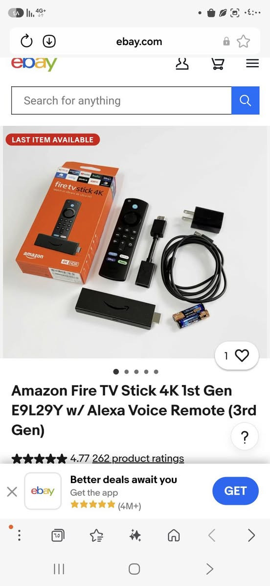متوفرة  amazon fire stick  4k
سعر  ٢٥  الف 💢


**إذا كنت صاحب هذا الإعلان وتريد حذفه لأي سبب، رجاءا أرسل رسالة إلى الدعم الفني**