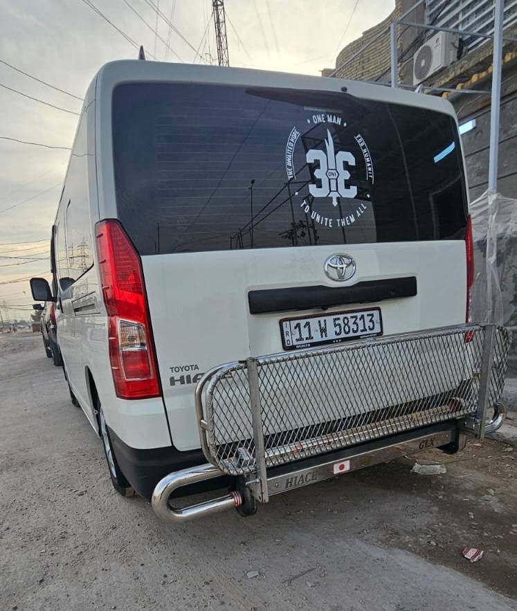 لعشاق السفر  والسيارة العائلية
تويوتا هايس رقم خصوصي 2025  وارد خليجي مكفولة
كير عادي 6 سلندر
بانزين
ياباني اصلي 
ماشيه 25 الف كيلو متر 9 راكب +  سرير بالخلف بابين سلايت
حيل جديدة ع وضع الشركة 
مابيها أي خلل او نقص 

🛑 السعر سوي تعليق يصل مباشرة 🤖 

تحويل ثاني يوم 

رقم صاحب السيارة 
***********
