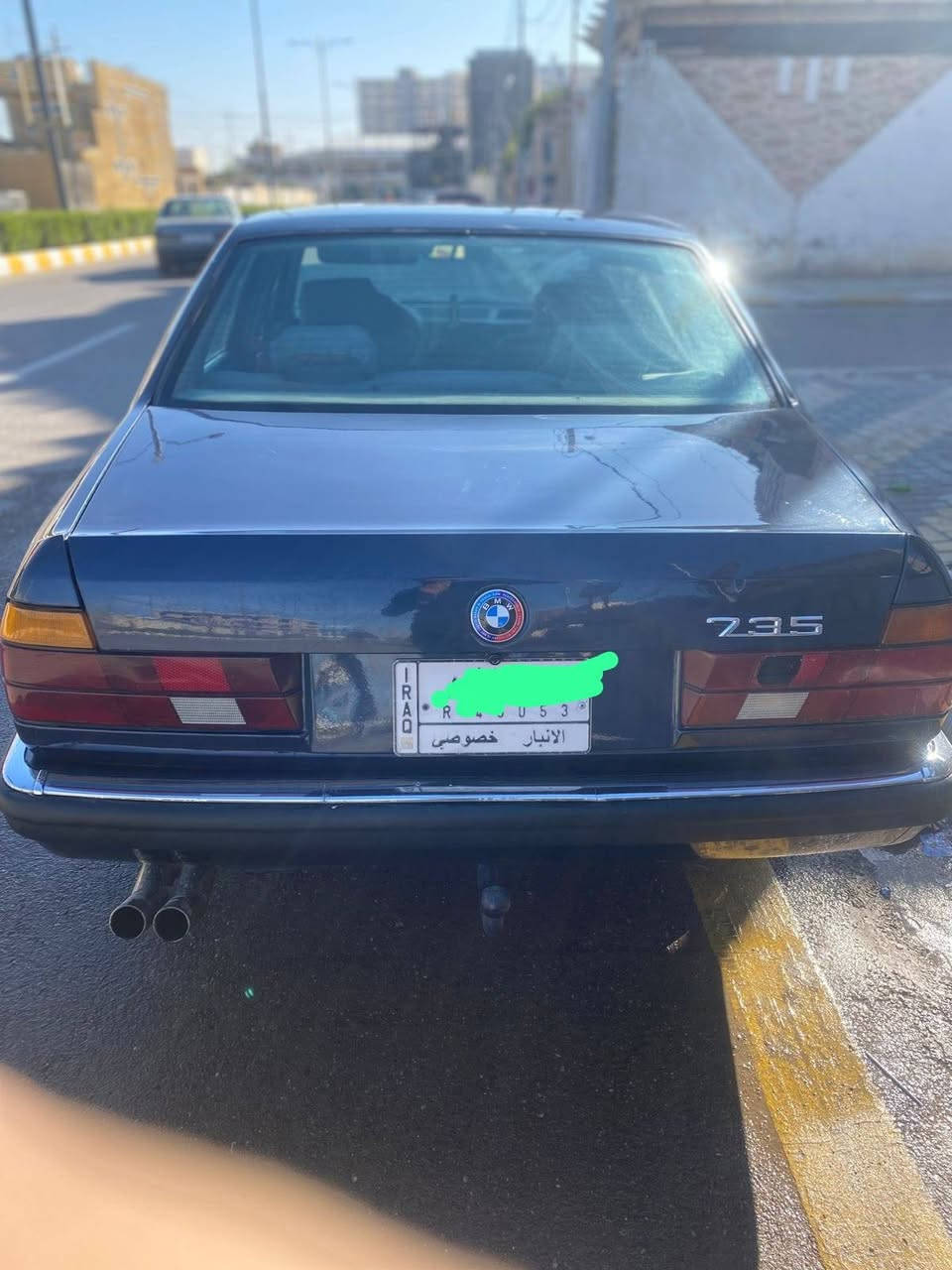سلام عليكم 
BMWللبيع رقم سياره انبار سنويه لل27
حجم 735موديل 89 بدون فتحه سقفيه 
كير ومحرك مكفولات لا نقص ولا تبخير 
سياره جاهزه خير من الله 
مكفوله من البجم للبجم 
تخم تواير  وباتري جديد تبريد وتدفئه ويا السويج 
صبغ عام جماليه لا ضربه ولا سمكره جماليه عنوان السياره فلوجه
سعر 47وبيها مجال حك الجيه الاستفسارا
لاتصال ع الرقم ***********
