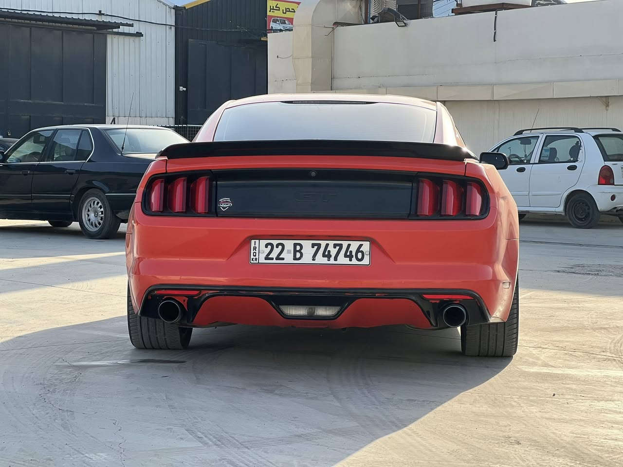 للبيع
موستنك لوووون مشمشي مميز 
موديل 2017 
رقم اربيل جديد 
رقم السياره حلو شبه مميز 
سياره احلى من الصور بكثير 
سياره بيها  جاملغ خلفي صبغ
و بيها جامغ امامي + باب مبدل شركه نفس اللون حتى بالسونار ميبين 
سياره جاهزه على اخر حبه 
ما تصرف عليها كلشي تركب و تمشي
السعر  
158 و بي مجال كلش بسيط
مكان السياره موصل 
 
للتواصل 
***********
***********
