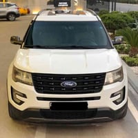 فۆڕد ئێکسپلۆر 2017 ڕەنگی سپی  فولە دەبڵ ئەکسل  سپۆرت پانۆڕاما  کوشن مە...