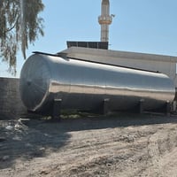 خزان هيدروليك 100 طن بليت 6 ملم دبل شبكه 16×16 تغليف صوف صخري كثافه 12...