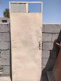باب حديد • احمر ويا طلاكا • ابيض بدون طلاكا