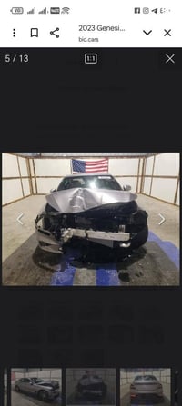 للبيع G70 موديل ٢٠٢٣ بدون لوحات الحادث فقط بنيد ودعاميه اماميه كما موض...