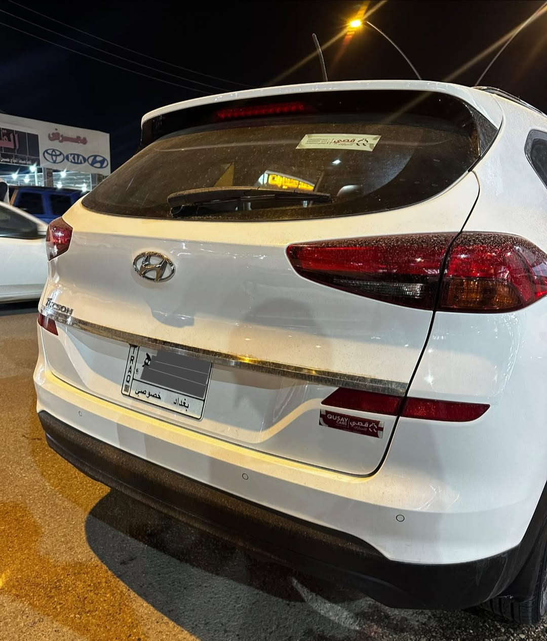 .
توسان خليجي فول 1/1 
الكاصد 
رقم بغداد 
موديل 19 
محرك 2.0
ماشيه 100 الف 
كفاله 
السونار مرفق بالصور 
•••
السعر 203$ بيه مجال 
***********
