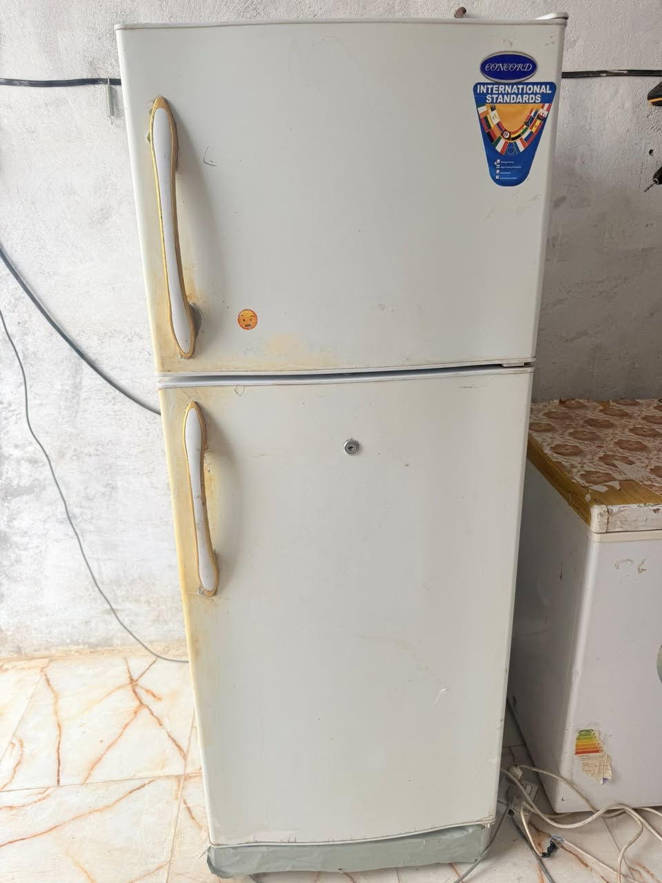 ثلاجه نوع كونكورد لبناني الاصلي حجم وسط شرط التجميد.مجمده بوكس رويال شرط التجميد .الشطره قرب المقصبه القديمه ***********
