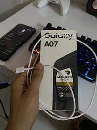 جهاز نطيحه ب 100الف بس Galaxy A07 ذاكره 64 لون اسود  كامل ملحقات  ويا ...