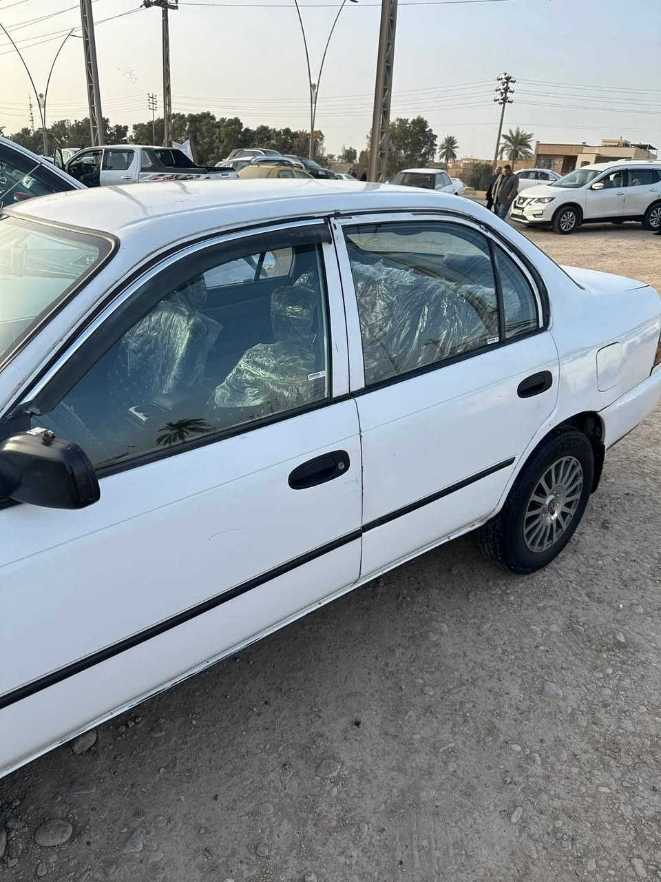 السلام عليكم
كورلا للبيع موديل 94 محرك 1600 كير اوتماتيك مكانات صبغ السياره جاهزه 

السعر 50 وبيه مجال العنوان ديالى /المقداديه 
السيارة بأسمي سنويه لحد 2027
موبايل /***********
