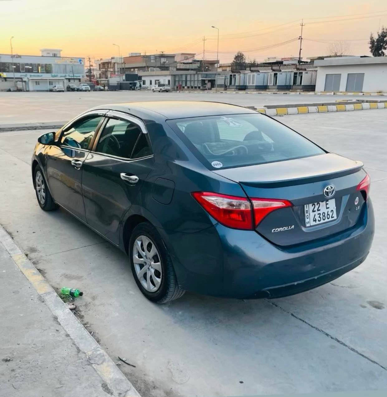 كورلا2017سياره لوك مال بيت بيه قطعه وحده صبغ رقم سنويه جديده سياره فئه LE  اربع تايراتت جديده سنويه بسمي السعر المطلوب 120$  للمراسله ***********واتساب موجود عله هذا رقم كركوك, العراق
