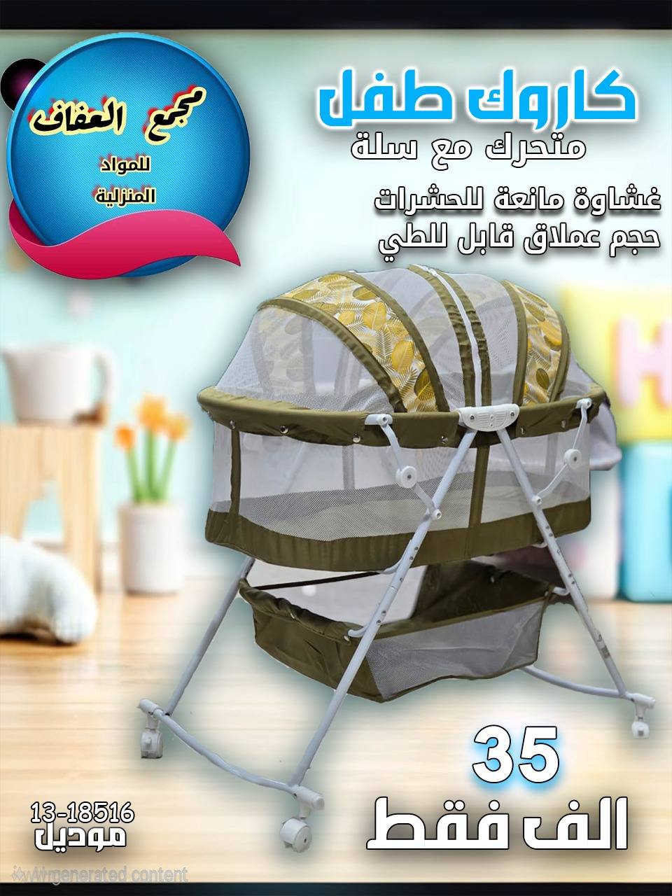 😊كاروك اطفال ❤️

نوعية جديدة 😻

باشكال و ألوان مميزة 💌

تحتوي على ألعاب أطفال 🤩

كاروك طفلكِ يريحه في نومه  👼🏻✨

السعر صدمة 😍🔥

💯 متوفر الاقصاد على فترة ١٠ اشهر بقصد جدا مريح 💯

⚠️ الاقصاد يشمل حاملين بطاقة الرافدين حصرا ⚠️

🌹 (الموظف المدني / الموظف العسكري / موظفين الدولة) 🌹

✳️  اهلا وسهلا بكم 🌹
✳️المعرض مفتوح يوميا من 
الساعة 8 صباحا ولغاية ال 9 مساء
✳️الناصريه/ اريدو/سوك اريدو/شارع المستوصف 
✳️ للطلب او للاستفسار
✳️ يرجى مراجعة الصفحة
✳️او التصال على ☎️
*********** /ابو زهراء 
***********/المجمع
#مجمع_العفاف_للأجهزه_الكهربائي
