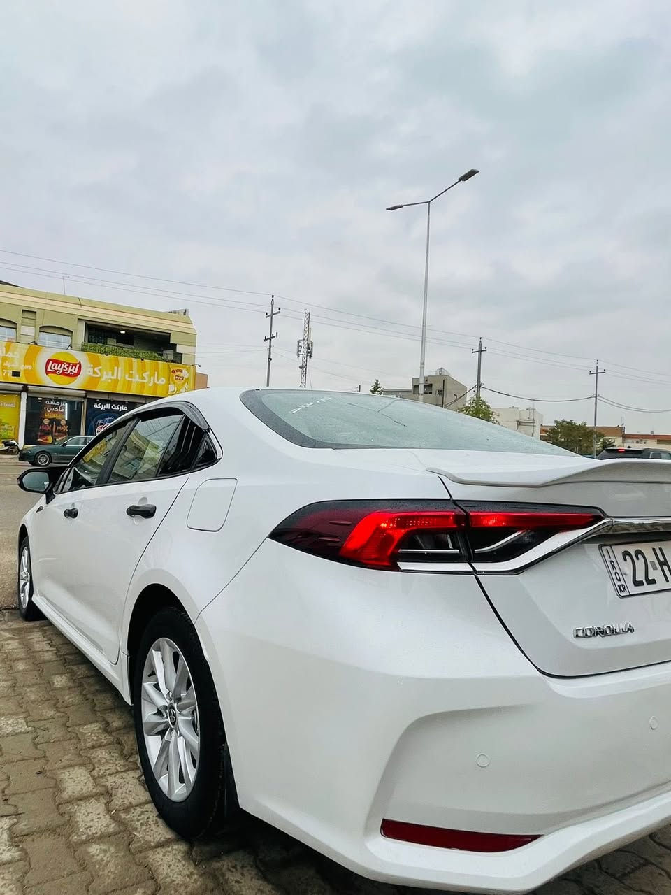 كورلا  2024 وكالة ساز 
رقم اربيل بأسمي 

     
محرك 1800 بانزين
بصمه دخول ذكي
 نظام الترحيب عند الاقتراب  
نضام قيادة سبورت وعادي 
شاشة ديجيتال مري شفط 
فتحة سقف حساسات امامية خلفية 
شحن واير ليس 
تبريد قطعتين 
سيارة فول مواصفات عدا تحكم ستيرن 
ماشيه 46000كم 

العنوان صلاح الدين تكريت 
***********
