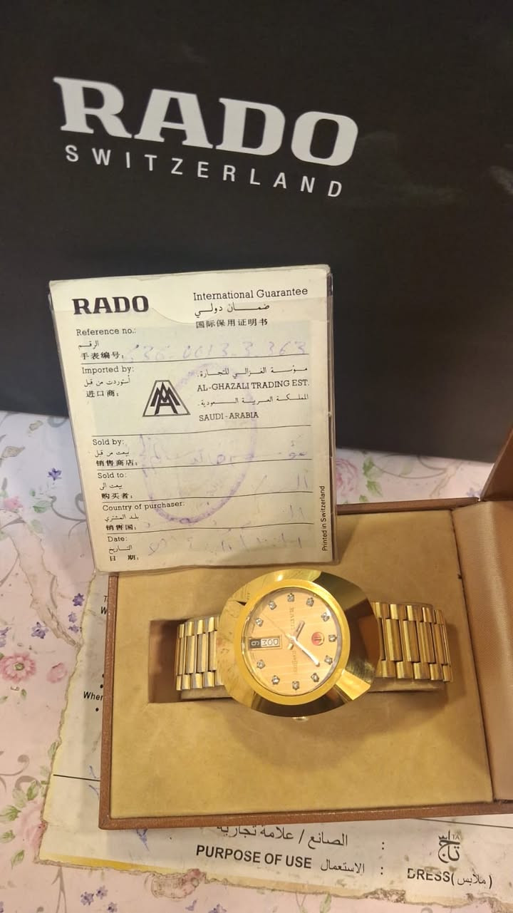 ⌚️ للبيع | ساعة Rado DiaStar الأصلية – لون ذهبي ✨

إذا كنت تبحث عن الأناقة والفخامة، فساعة Rado DiaStar باللون الذهبي هي الخيار المثالي.

✨ لون ذهبي فاخر
✨ تصميم كلاسيكي أنيق يناسب جميع المناسبات
✨ خامة عالية الجودة ومتانة معروفة من Rado
✨ مريحة في الارتداء وتمنح إطلالة راقية

📩 للاستفسار عن السعر والتفاصيل أو لطلب الساعة، راسلنا على الخاص


**إذا كنت صاحب هذا الإعلان وتريد حذفه لأي سبب، رجاءا أرسل رسالة إلى الدعم الفني**