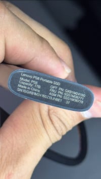 هارد ssd لينوفو 1 تيرا هارد الاصلي نظيف كلش  USB 3.2  الماركه Lenovo ا...