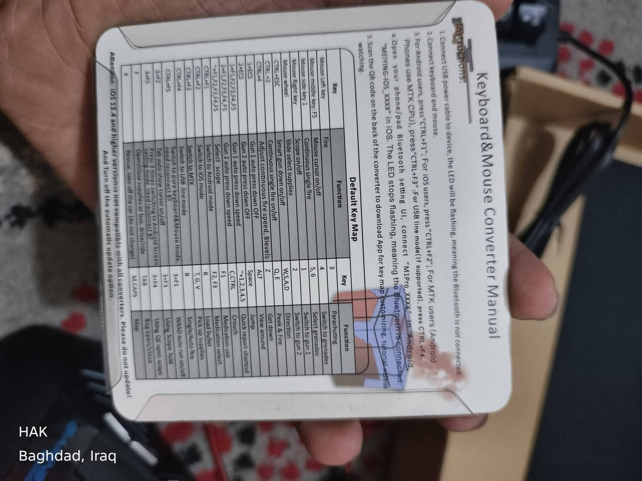 كت كامل نص كيبورد  وماوس زرر احترافية وقطع ربط المبايل سعر خاص


**إذا كنت صاحب هذا الإعلان وتريد حذفه لأي سبب، رجاءا أرسل رسالة إلى الدعم الفني**