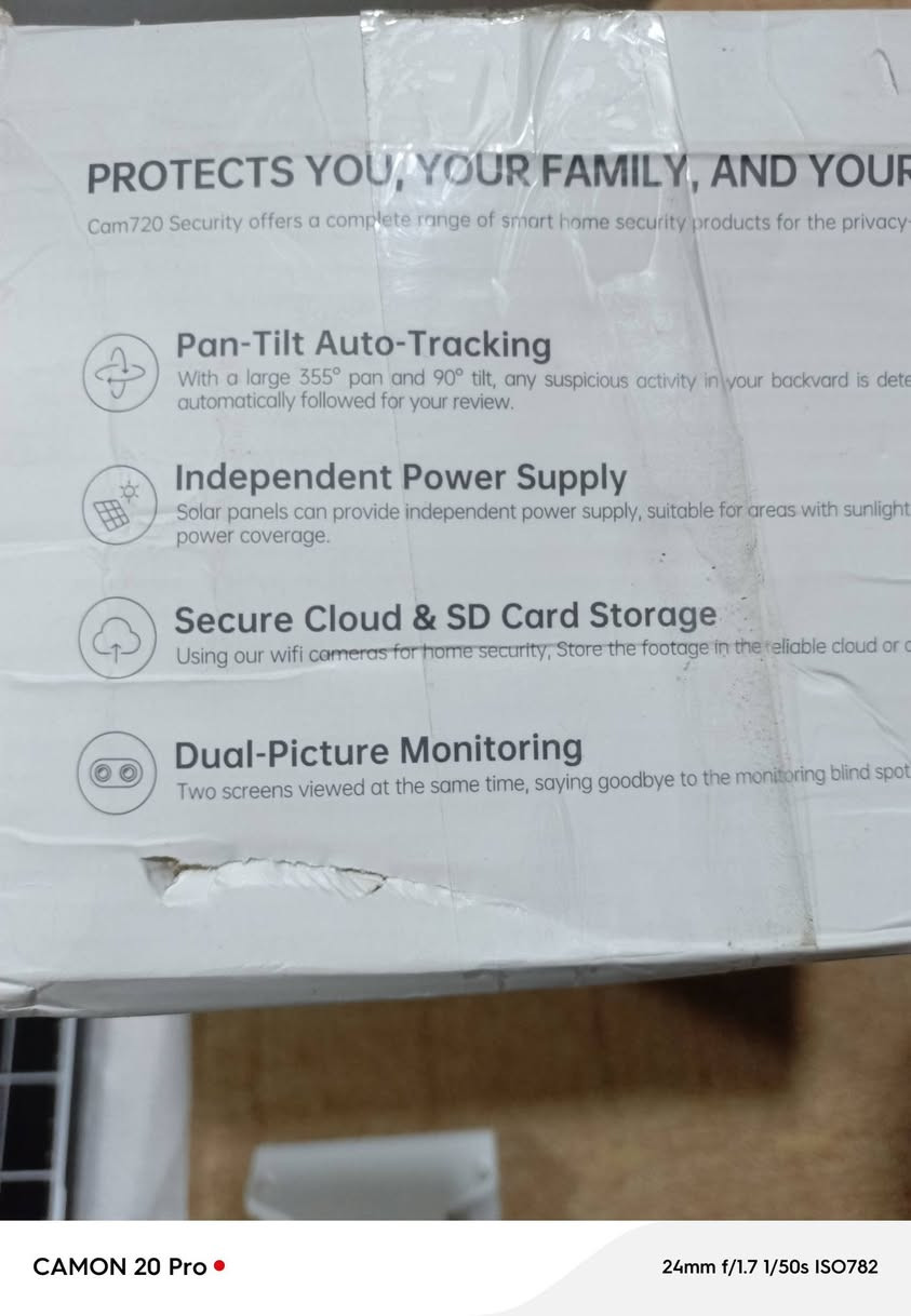 كاميرا خارجية ثنائية بدقة HD عالطاقة الشمسية مع تابب سي فقط تحتاج انترنت شوية قوي السعر ٢٥ الف قفل للتواصل
 ***********
***********
