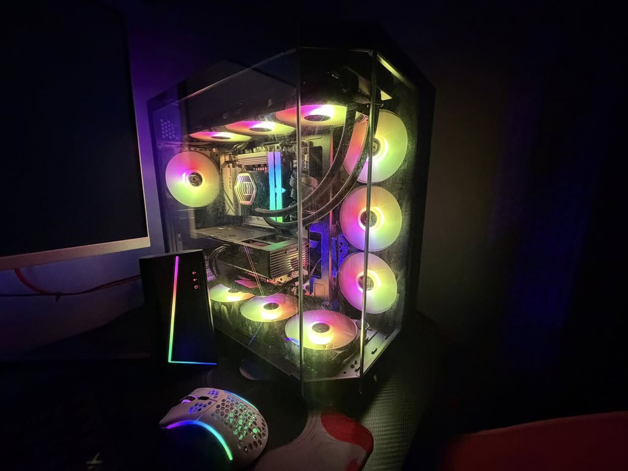 lIntel Core i7 14700F: المعالج
NVIDIA GeForce RTX 5060 :كرت الشاشة *
32GB RAM :الرام *
SSD 1TB m.2 :التخزين *
B760 pro Rs/D4 :المذربورد *
plus Gold Full 750 :الباور سبلاي *
Windows 11 Pro :النظام *
Cooler Master MasterLiquid 360L Core : نبريد مائي
|| ARGB - Black

السعر مليون و 800


**إذا كنت صاحب هذا الإعلان وتريد حذفه لأي سبب، رجاءا أرسل رسالة إلى الدعم الفني**