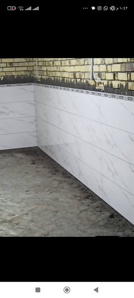 السلام عليكم عمل سيراميك جداري وارضي وألواح بورسلين جداري ودرجات وكافة اعمال الرخام عمل درجة اولى نعمل السيراميك الجداري بدون لبخ تتريس على العظم وعمل مضمون لسنين طويلة اهم شي  الشغل داخل النجف للاستفسار الاتصال على الرقم التالي ابو علي ***********. ملاحظه نحرص على جودة العمل والالتزام بالوقت
