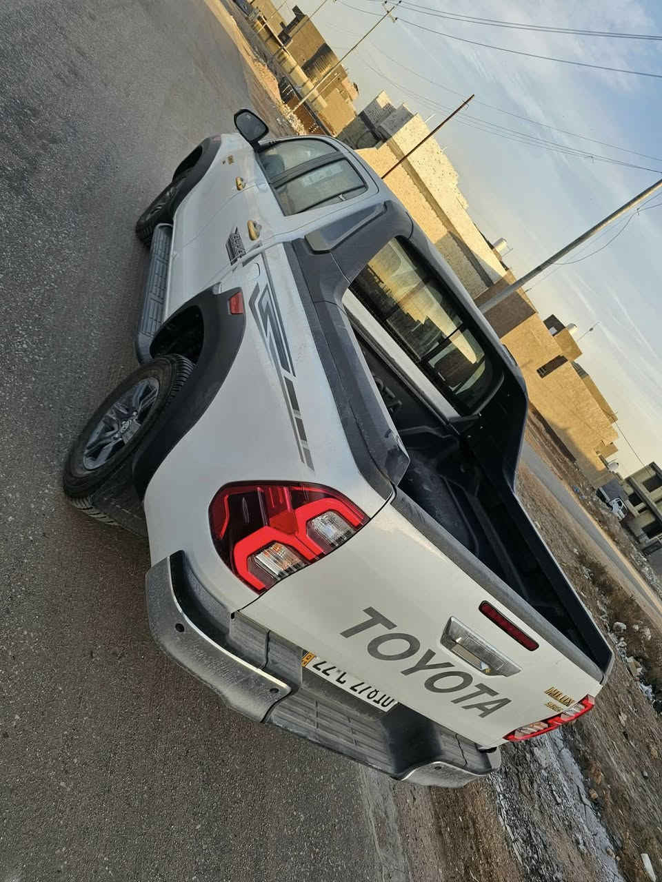 تويوتا بيكم هايلوكس موديل 2025 فول موصفات 6سلندر لون صدفي وايرلس بصمه حساسات مالك بغداد استقطاع مباشر زيرو زيرو ***********
