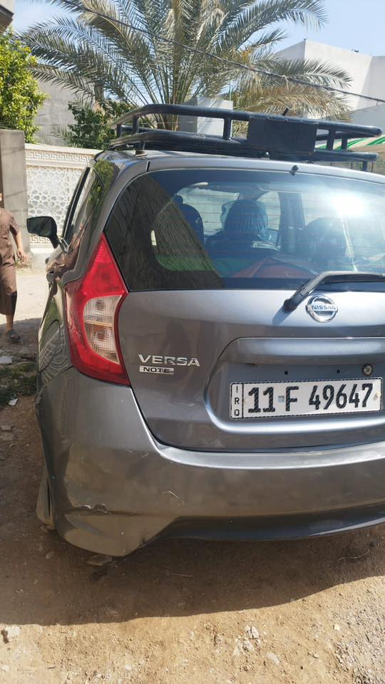 السلام عليكم نيسان فيرسا للبيع فقط رقم  بغداد نظيفه مكانها ديالى موديل 2018 *********** السعر 75 بيها مجال
