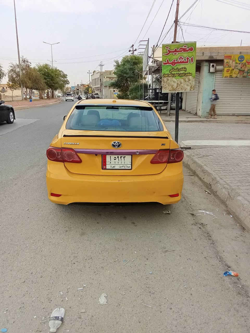 السلام عليكم كورلا 2011.  السعر 118وبيها مجال للبيع باسمي مشروع وطني بيها ضرر جاملغ وبنيد وبيها بطاقة بانزين وسنوية لحد 2027 كير ومحرك بالشرط 4تايرات جديد بس صدرها تعبان نقابة وبحث مامطلوبة
*********** ويرهم مراوس
