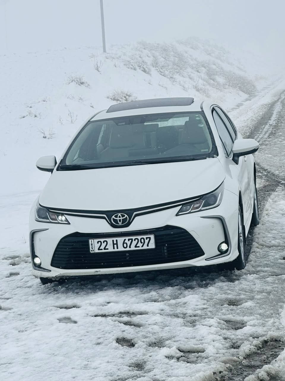 السلام عليكم ، كورولا ساز 2021 بانزين كفالة رقم اربيل بأسمي 
مواصفاتهة معروفة ، مكانهة بابل الاسكندرية ، السعر 162 وبيهة مجال  ، للاستفسار ***********
