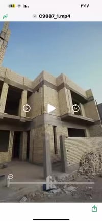 هيكل 200 متر مربع  بناء درجة اولى  كل تفاصيل الحدل والاساسات موجوده  ص...