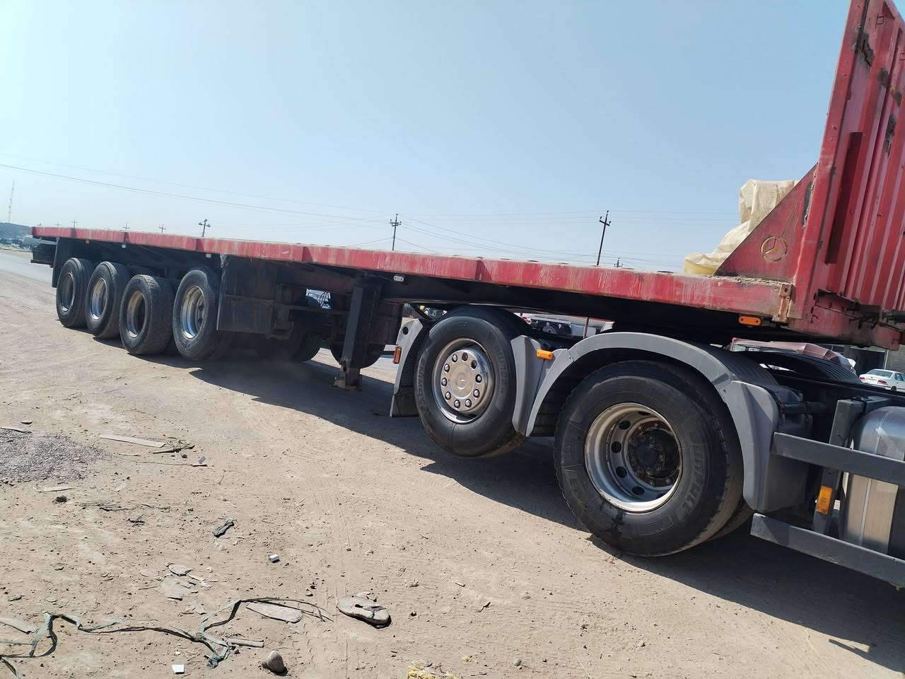 للبيع عربانه حداديه اربع محاور شاصي ١٦ مكفول شريط صيني دناكير ١٤ صيني طول ١٢ ونص منظومه بريك وهواء كله شغال علمأ ان العربانه جاهزه للعمل وسعرها ٦٩ ورقه واي استفسار *********** مكانها بغداد.
