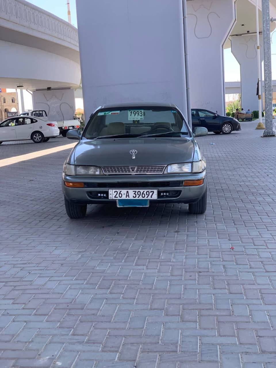 السلام عليكم للبيع كورلا موديل 1993رقم صلاح الدين دولي كير ومحرك شرط اوتو صدر جديد تخم تايرات داخلها جديد مكاني صلاح الدين تكريت السعر 48 وبيها مجال الهاتف ‏‪***********‬‏
