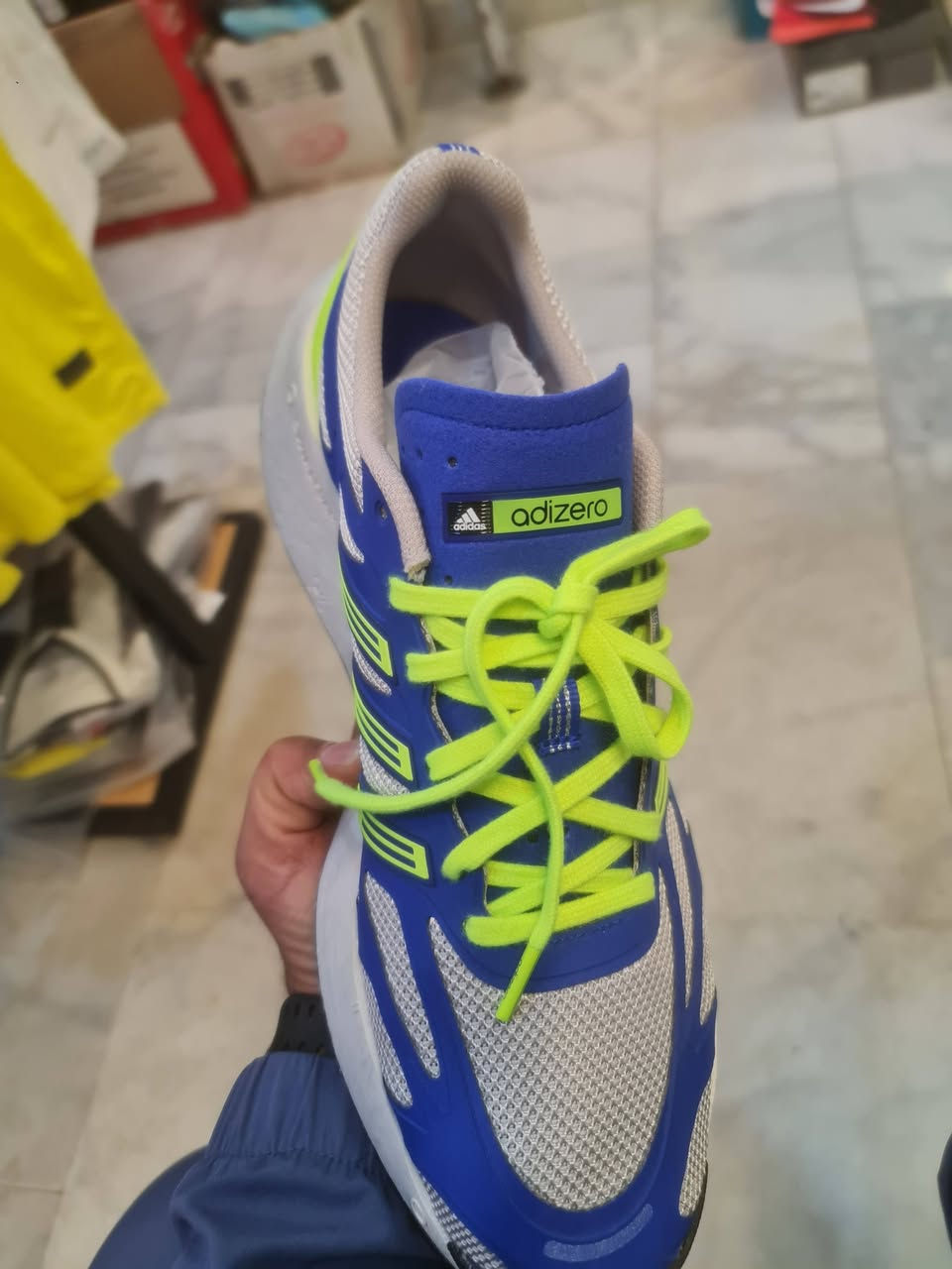 Ad zero 
شرط وكالة اذا مو وكالة مرجوع
قياس ٤٥ وثلث 
طول القدم ٢٩
السعر ١٢٠ مع التوصيل


**إذا كنت صاحب هذا الإعلان وتريد حذفه لأي سبب، رجاءا أرسل رسالة إلى الدعم الفني**