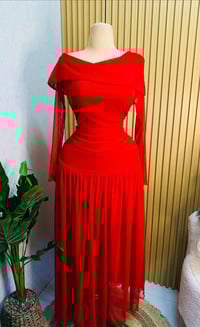 فستان • شيفون مبطن • فري سايز ٦٠-٩٥