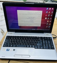 لابتوب توشيبا  هارد ssd 128  وندوز 10 الموصفات موجودة بالصور السعر 200...