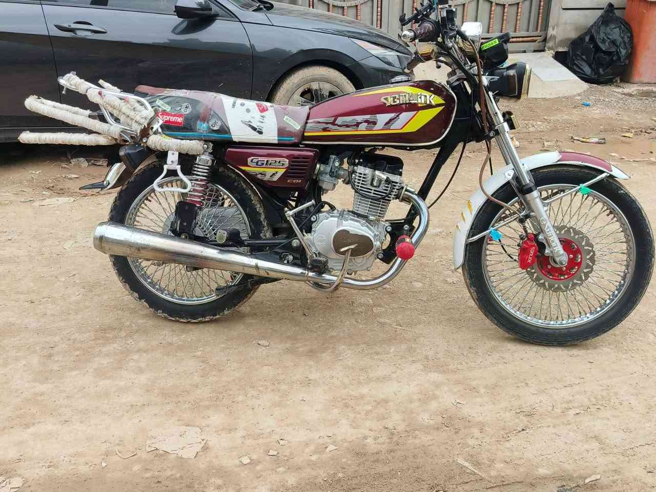 سلام عليكم موطور ربعة كير 
تايكر سونك الصلي محرك شرط رقم شاصي واضح موطور كامل مكمل موديل 2024مكاني ديالى بهرز السعر 725وبي مجال حك الجية ***********
