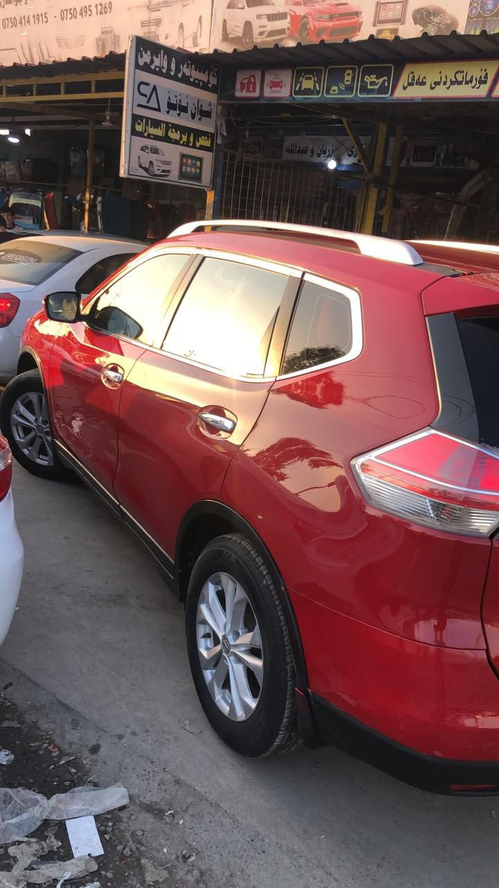 نيسان اكس تريل 2015
شركة أربيل 
كير مكينة كهربائيات بشرط
مكانين شبر بيها صبغ
***********
هزة رقم سنوية جديد 
سيارة مال بيت
