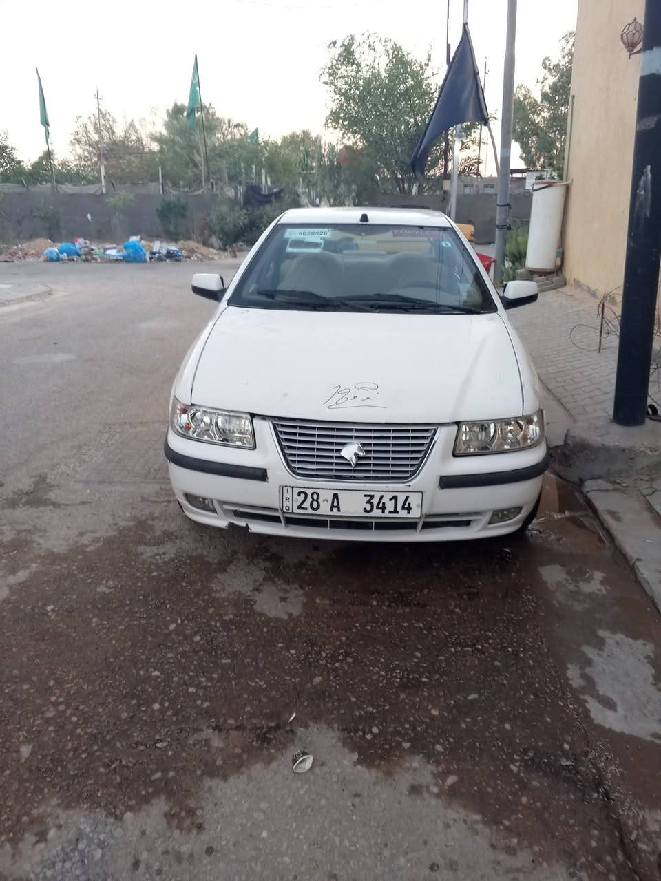سمند للبيع مديل 11بسمي سنويه إلى 31هزه جديده مكينه كير حدادي جدد كهربائيات كلها شغاله تبريد ينهض بس ما اعرف نقص غاز بوري ما ادري كمبريسر يشتغل ابيع عاطل بيها بس بنيد طاير وشبر با جاملغ الخلفي ولباقي كفاله من الصبغ ولفتح ولتبديل سياره جاهزه خير من الله اكلج طبي السعر 38وبيها مجال حك الجيه مكاني نجف ***********
