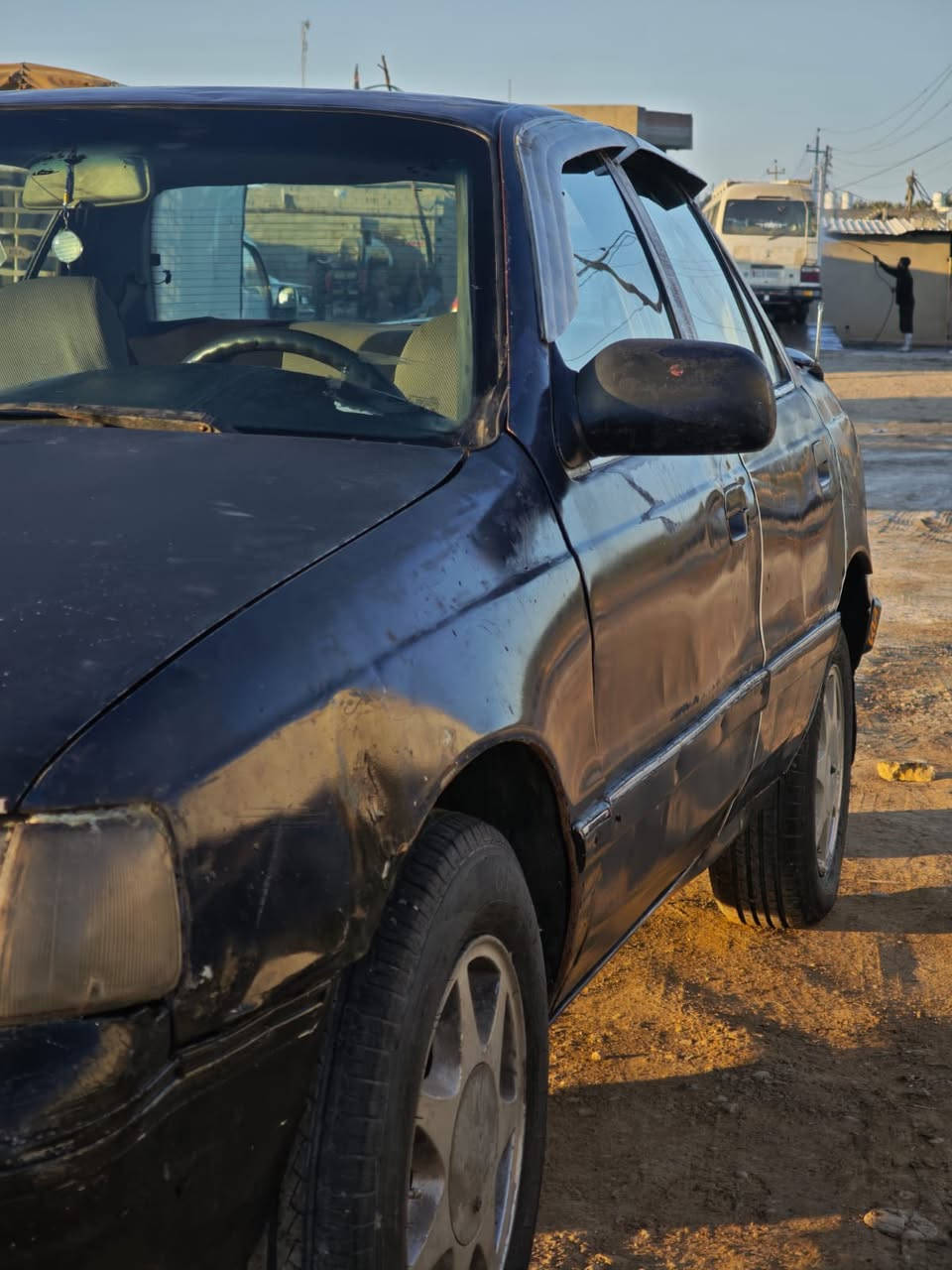 السلام عليكم النترة مصطرة موديل92 رقم الماني سنوية لل 26 شهر ال 1 مكينة 1600 مفتوح كير مكينة حدادية باتري كهربائيات شغلة خير من الله السعر 22 وبيها مجال *********** مكاني بعقوبة شهربان
