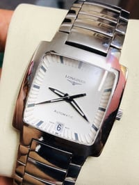 لونجين • سويسري اصلي • زجاج ياقوت ازرق