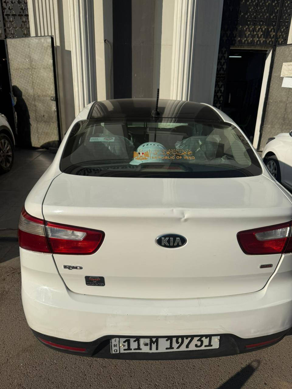 كيا ريو موديل ٢٠١٥ وارد امريكي السياره خير من الله مال طالب حادثه خلفي ماوصل للحوض ماشيه ٦٦٠٠٠ السياره مكانه المنصور  الداودي 
السعر شده وبيه مجال للطيبين 
للاستفسار ***********
10000$ بغداد, العراق
