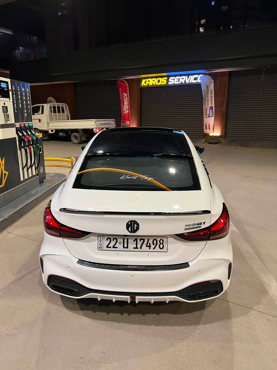 MG GT 2025 clin taitle Ful    ئێمجی جیتی فول فول  بێ چاڵ و شوخت و سارد  ۱۷ هەزار ڕۆشتوە سلاید کوشن جلد کامێرا ۳٦٠ دەرجە ڕادار لایت عەدەسە کامێرا پێش و پشت سوکان ڤۆلێۆم   گاعی و ناو سنوقی تێگیراوە ویل سپۆرت باڵی سەرجام و سنوق پێش و پشت لید لحیە سپۆرت کامل جوانکاری  ***********. .  ۱۲۷گەڵا
